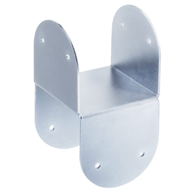 GBGS 4 Pcs 4x4 Post Caps Tie Bracket, 14 Gauge Post Base Steel Post Anchor Connector Steel Mounting Brackets Support for Post to Wood Deck - Image 1